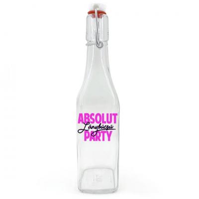 Csatos Uveg 500ml Absolut Lanybucsu Party Ajandek Lanybucsura